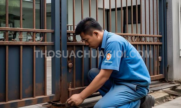 thợ sửa cửa sắt phường Bình Thới