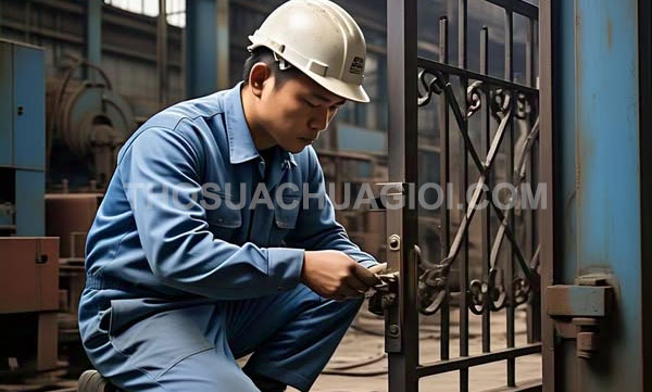Thợ sửa cửa sắt phường Chợ Quán