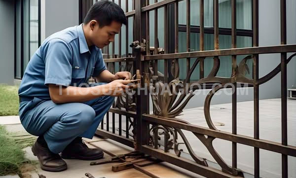 Thợ sửa cửa sắt phường Tân Sơn