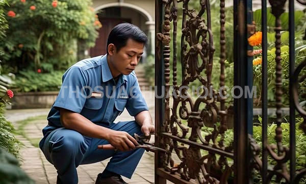 Thợ sửa cửa sắt phường Xuân Hòa