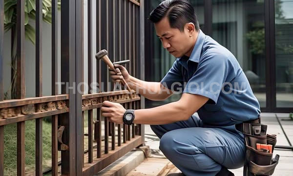 Thợ sửa cửa sắt tại phường An Hội Đông