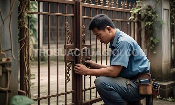Thợ sửa cửa sắt tại phường Bàn Cờ