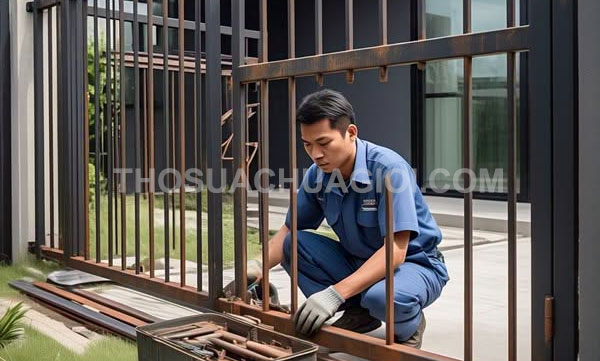 Thợ sửa cửa sắt tại Bình Tân