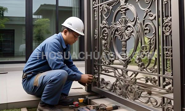 thợ sửa cửa sắt tại phường Bình Thới