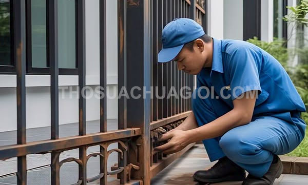 Thợ sửa cửa sắt tại phường Khánh Hội
