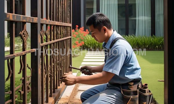 Thợ sửa cửa sắt tại Tân Phú