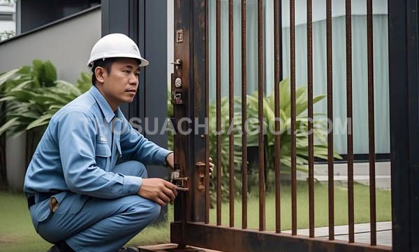 Thợ sửa cửa sắt tại phường Vườn Lài