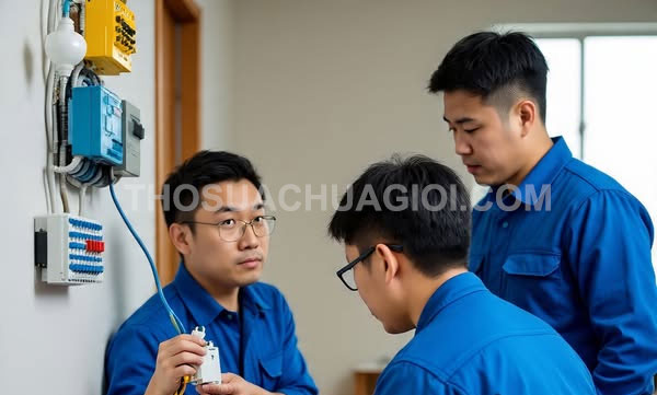 Thợ sửa điện phường An Đông