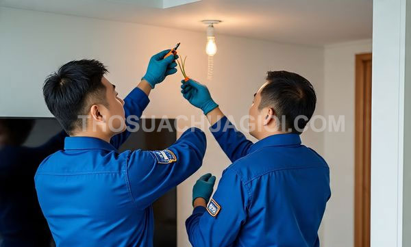 Thợ sửa điện phường Bình Dương