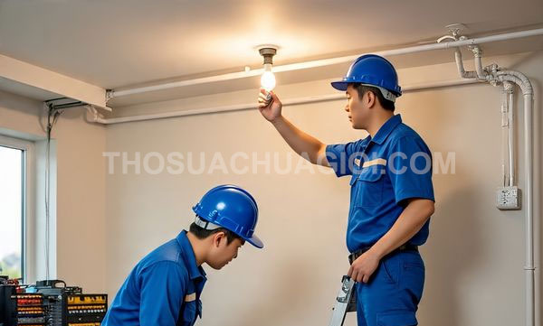 Thợ sửa điện phường Linh Xuân