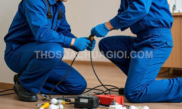Thợ sửa điện tại phường Xóm Chiếu