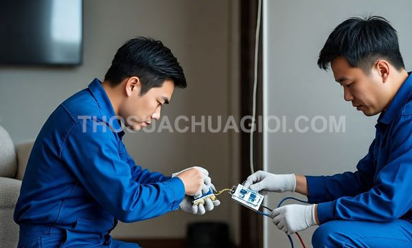Thợ sửa điện tại xã Đông Thạnh