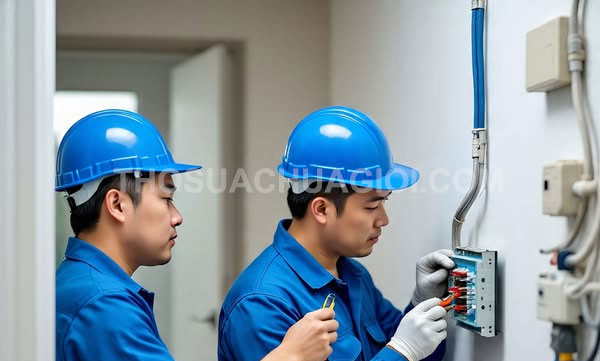 Thợ sửa điện tại xã Thái Mỹ