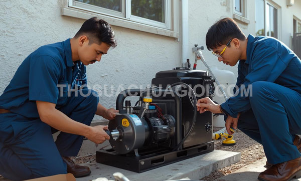 Thợ sửa máy bơm nước phường An Đông