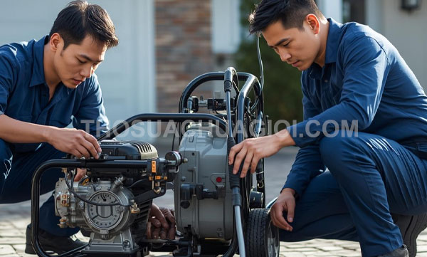 Thợ sửa máy bơm nước phường Bình Tây