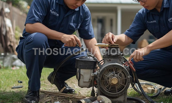 Thợ sửa máy bơm nước phường Bình Thới