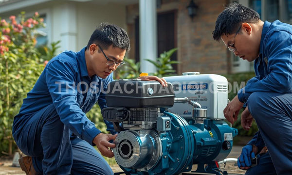 Thợ sửa máy bơm nước phường Chợ Quán