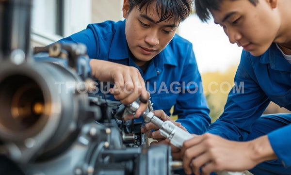 Thợ sửa máy bơm nước phường Gia Định