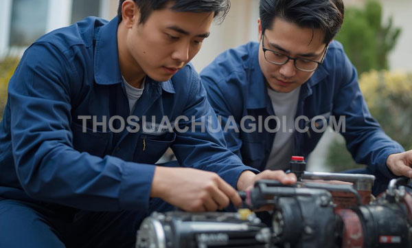 Thợ sửa máy bơm nước phường Khánh Hội