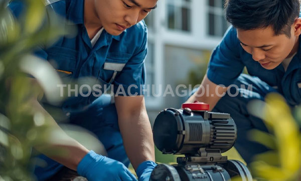 Thợ sửa máy bơm nước phường Xóm Chiếu