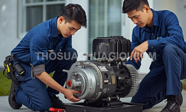 Thợ sửa máy bơm nước tại phường An Đông