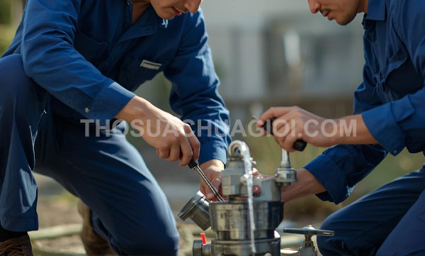 Thợ sửa máy bơm nước tại phường An Hội Đông
