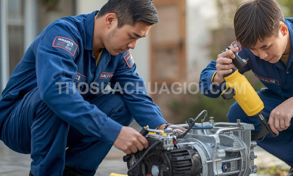 Thợ sửa máy bơm nước tại phường Bàn Cờ