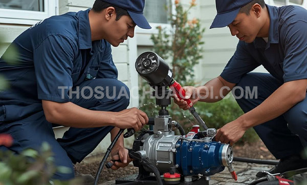 Thợ sửa máy bơm nước tại phường Bình Phú