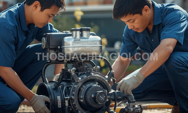 Thợ sửa máy bơm nước tại phường Bình Quới