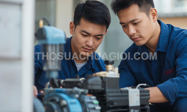 Thợ sửa máy bơm nước tại phường Chợ Quán