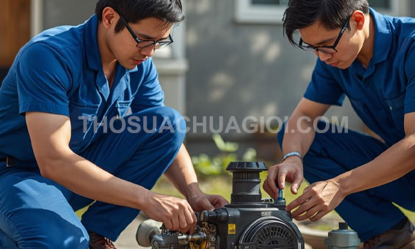 Thợ sửa máy bơm nước tại phường Diên Hồng