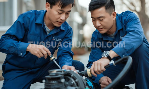 Thợ sửa máy bơm nước tại phường Khánh Hội