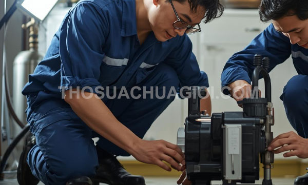 Thợ sửa máy bơm nước tại phường Xóm Chiếu