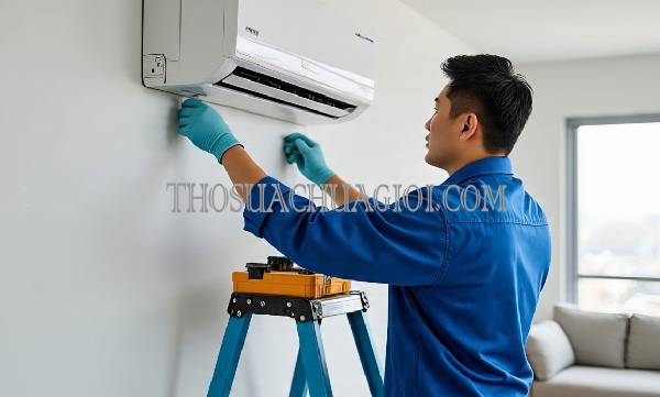 thợ sửa máy lạnh tại chung cư belleza apartment uy tín