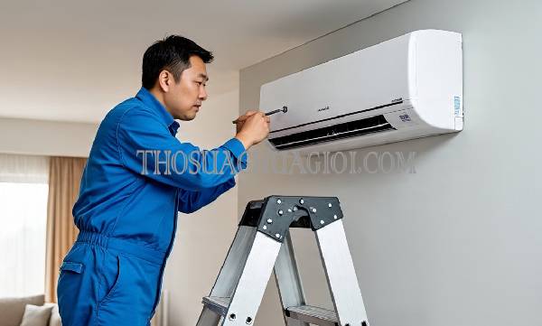 thợ sửa máy lạnh tại chung cư carina plaza