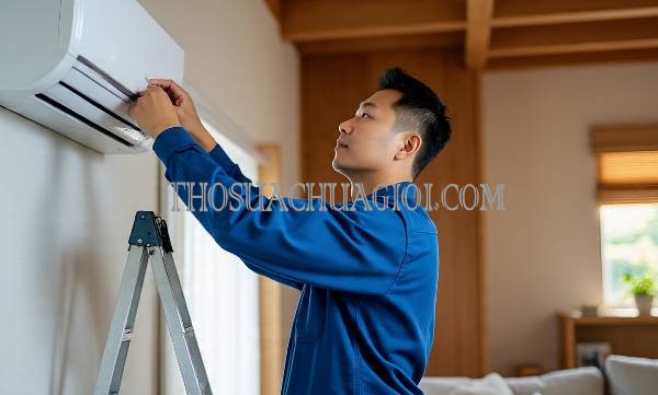 Thợ sửa máy lạnh tại chung cư Happy One Thạnh Lộc gọi 30 phút có mặt