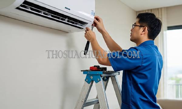 thợ sửa máy lạnh tại chung cư happy one thạnh lộc uy tín