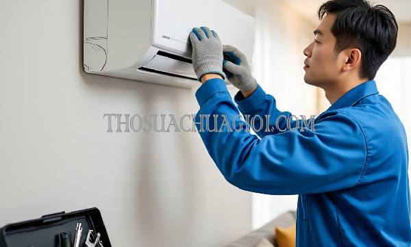thợ sửa máy lạnh tại chung cư happy one thạnh lộc