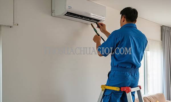 Thợ sửa máy lạnh tại chung cư Heaven City View 20 phút có mặt
