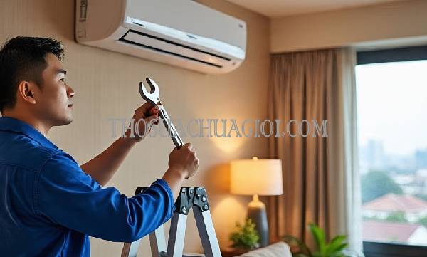 thợ sửa máy lạnh tại chung cư khải hoàn giá rẻ