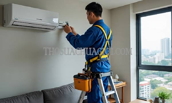 thợ sửa máy lạnh tại chung cư masteri millennium