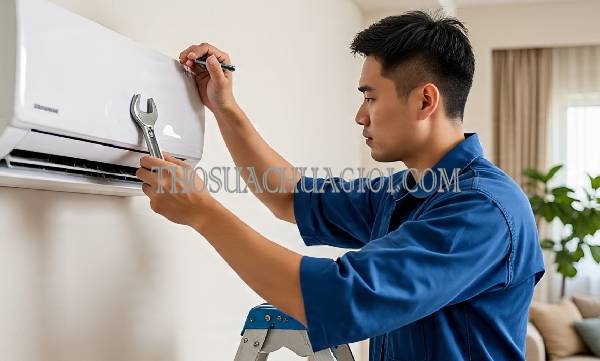 Thợ sửa máy lạnh tại chung cư Phúc Đạt Tower uy tín 15 phút đến nơi