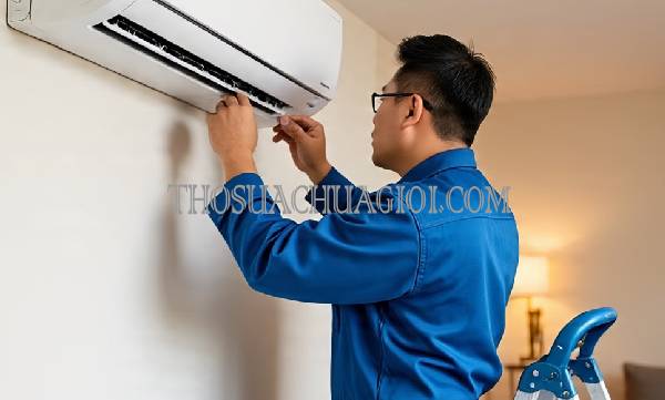 thợ sửa máy lạnh tại chung cư richStar