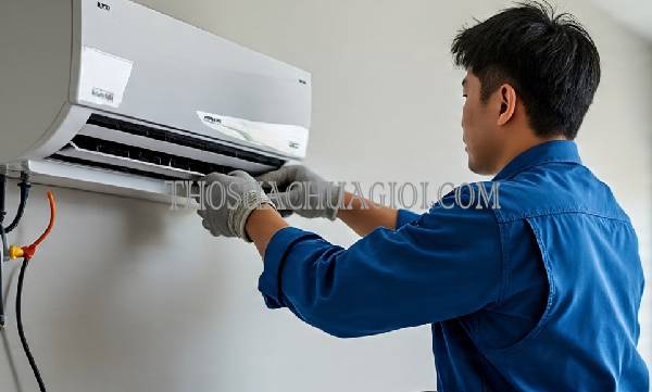 thợ sửa máy lạnh tại chung cư richmond city