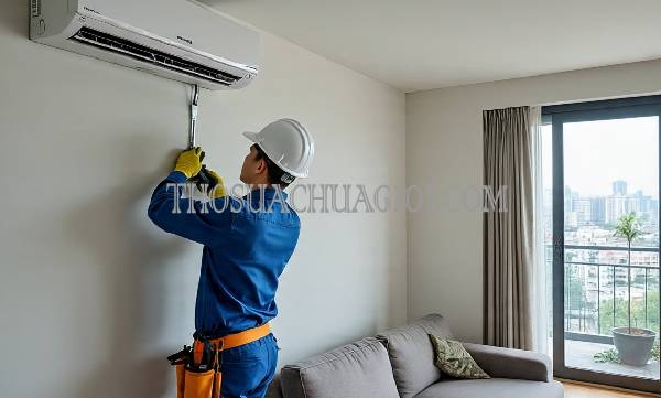 thợ sửa máy lạnh tại chung cư riverside residence giá rẻ