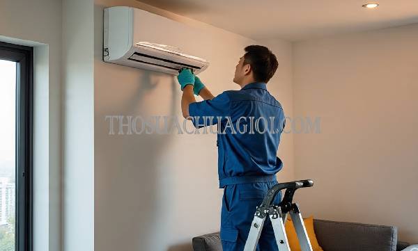 Thợ sửa máy lạnh tại chung cư Angia Star gọi 30 phút có mặt