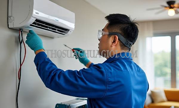 thợ sửa máy lạnh tại chung cư the everRich 1 uy tín