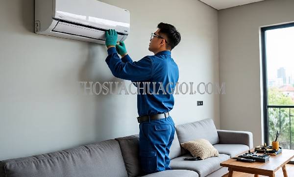 Thợ sửa máy lạnh tại chung cư Tnr Viva Panorama 15 phút đến nơi