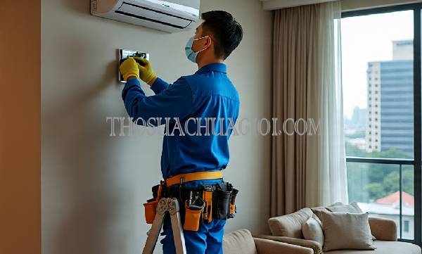Thợ sửa máy lạnh tại chung cư Topaz Home 2 gọi 30 phút có mặt