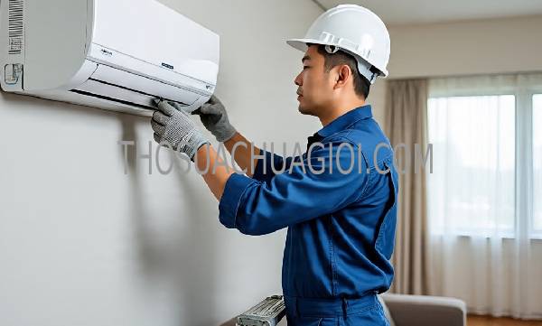 thợ sửa máy lạnh tại chung cư first home thạnh lộc